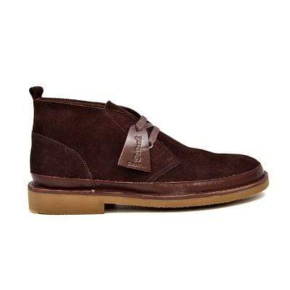 British Walkers Cambridge Men's Brown Suede Desert Boots - Picture 2 of 8